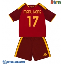 Fotballdrakt Barn AS Roma Manu Kone #17 Hjemmedraktsett 2026-27 Kortermet (+ Korte bukser)